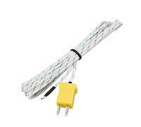 sourcing map 10 piezas Tipo K Temperatura Termopar Sensor Alambre -50 c a +200C 3m