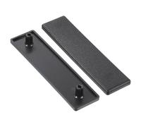 sourcing map 10 tapas de extremo extruidas de nailon, 20 x 80 mm, perfil de aluminio con ranura en T 2080, tapón de extrusión estándar europeo para carro, estante de pecera, estante de almacenamiento,