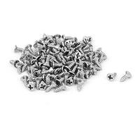 sourcing map 100 pcs sourcingmap® M1, 4 x 4 mm de cabeza plana Phillips