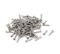 sourcing map Tornillo autorroscante avellanado de cabeza cruzada M1.4 x 8 mm 100 piezas