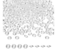 sourcing map 1000 piezas de cristales falsos de confeti para mesa de boda, diamantes acrílicos, diamantes de imitación para rellenar jarrones, gemas para manualidades, decoración de centro de mesa
