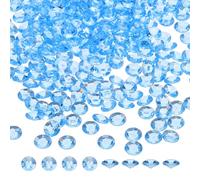 sourcing map 1000 piezas de cristales falsos de confeti para mesa de boda, diamantes acrílicos, diamantes de imitación para rellenar jarrones, gemas para manualidades, decoración de centro de mesa