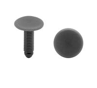 sourcing map 100Pcs 6mm Grapas De Presión De Plástico Gris Para guardabarros paragolpes De Coche