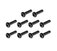 sourcing map 100Pcs M3 x 14 mm rosca botón de cabeza hexagonal Socket Cap