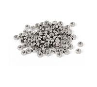 sourcing map 100uds M1, 4 x 1, 5mm Cobre Externo Hexágono Hexagonal Tuercas