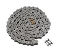 sourcing map 10B Métrico Estándar Rodillos Cadena, 5 Pies Carbono Acero Cadenas 5/8" Industrial Rodillo Cadena Accionamiento Cadena para Industrial Maquinaria -96 Eslabones