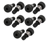 sourcing map 10pcs 40Cr Tornillo hombro de 10mm de diámetro 10mm Longitud de hombro M8x13mm de rosca
