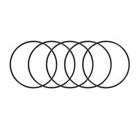 sourcing map 10pcs Nitrilo Caucho Tóricas Juntas 144mm OD 137mm ID 5mm Ancho, Métrico Sellado Empaquetadura O Ring Redondo Arandelas de Goma Surtidas para Grifos Cocina y Fontanería