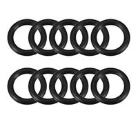 sourcing map 10pcs Nitrilo Caucho Tóricas Juntas 24mm OD 17mm ID 5mm Ancho, Métrico Sellado Empaquetadura O Ring Redondo Arandelas de Goma Surtidas para Grifos Cocina y Fontanería