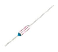sourcing map 10Pcs Ry Tf 240 Grados Centígrados De Corte Fusible Térmico AC 250 V 10A Tono Plateado Azul