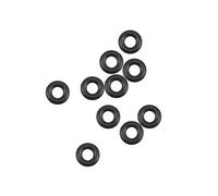 sourcing map 10pcs Tóricas Juntas de Nitrilo, Arandela Métrica Caucho Sellada Empaquetadura Juntas Tóricas para Lavabo Fregadero Residuos Desagüe de Piso Baño Hogar, 6.4x2.8x1.8mm (OD*ID*A)