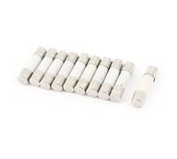 sourcing map 10uds 250V 800mA 0.8A Acción Rápida Cerámica Fusibles Tubos 5mm x 20mm