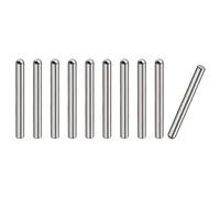 sourcing map 10uds 5x50mm Espiga Pasadores Redonda Cabeza Plana Chaflanada