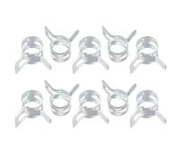 sourcing map 10uds Resorte Manguera Abrazadera 4mm ID Aire Clip Abrazaderas