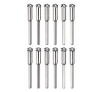 sourcing map 12uds Corte Rueda Tornillo Mandril 3mm Vástago Diámetro Corte Disco Soporte para Rotatorio Herramientas