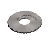sourcing map 13 mm diámetro del agujero 72T 2 mm de espesor de sierra HSS molino de cuchillas tono de plata