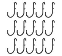 sourcing map 15 ganchos para tablero de clavijas de 9,50 x 6 cm, metal | Organizador de tablero de clavijas, gancho de almacenamiento de metal largo, accesorios para el hogar, oficina, garaje