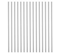 sourcing map 15 Piezas de Varillas Redondas de 1.9 Mm X 100 Mm de Acero de Alta Velocidad (HSS) para Herramientas de Torno de Bricolaje para Torneado, Fresado, Taladrado y Roscado