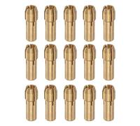 sourcing map 15uds 3,2mm Latón Taladro Mandriles Mini Eléctrico Amoladora Rápido Cambio Taladro Portataladros taladros Juegos para Giratorias Herramientas, 4,8mm Vástago Diámetro