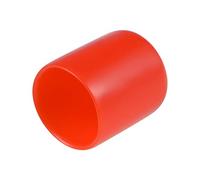 sourcing map 15uds Caucho Extremo Tapas 20mm ID Vinilo Redondo Extremo Tapa Cubierta Tornillo Rosca Protectores Rojo