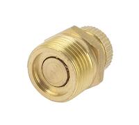 sourcing map 16mm 3/8BSP Rosca Agua Válvula De Drenaje 21mm Largo para Compresor De Aire