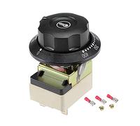 sourcing map 1NA 1NC 250V 16A 50-400C Temperatura Control Interruptor Capilar Termostato para Horno Refrigerador Calentador 07m con 2 Tornillos y 3 Engarzados Terminales