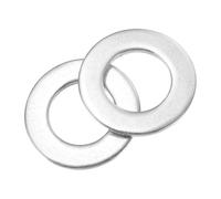 sourcing map 2 arandelas planas de acero inoxidable M33 304, arandelas lisas de 33 mm de diámetro interior, 60 mm de diámetro exterior de 5 mm de grosor, espaciadores planos para tornillos, pernos
