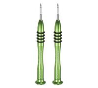 sourcing map 2 destornilladores Torx de precisión T3 x 25 mm, estrella magnética de 6 puntos, mini destornillador estilo bolígrafo con mango antideslizante de aluminio para gafas, reloj, laptop,