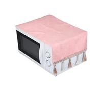 sourcing map 2 fundas de tela para microondas con bolsillos laterales de almacenamiento de 14 x 39 pulgadas, cubierta impermeable a prueba de polvo para microondas, protector de polvo para horno