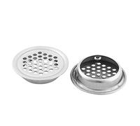 sourcing map '2 piezas de malla perforada Diseño 1,8 Top Diámetro Sink Colador
