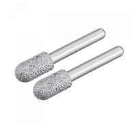 sourcing map 2 Piezas Diamante Montado Puntos 60 Grano 10, 5mm Soldado