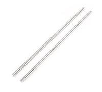 sourcing map 2 Piezas Gris Acero Redondo Varilla Torneado Torno Barras Herramienta 6mm x 200mm