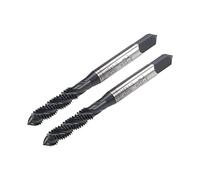 sourcing map 2 Piezas M6 x 1.0 Espiral Flauta Roscar Machos H2 Tolerancia