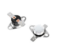 sourcing map 2 Piezas NC Termostato Temperatura Interruptor KSD301 65C AC 250V/10A