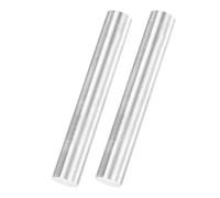 sourcing map 2 varillas de acero redondas, 15 mm x 100 mm, SKD11, barra de torno sólido de acero, herramienta para taladradora de tornos de engranajes de eje, máquina perforadora