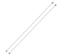 sourcing map 2 varillas de extensión de pulverización de pintura sin aire, 76 x 1,2 cm, interfaz de acero inoxidable, herramienta de repuesto universal para pulverizador sin aire