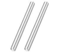 sourcing map 2 varillas totalmente roscadas, M16 x 1,5 mm, paso 304 de acero inoxidable 304 para mano derecha, tornillos roscados de 150 mm/6 pulgadas, sujetadores para anclajes, pernos, perchas
