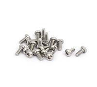 sourcing map 20 Pcs M2.5 x 6 mm torx cabeza tornillos tornillos pernos