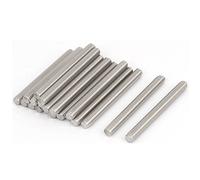 sourcing map 20 pcs Varilla roscada macho M6 x 60mm Bar cierres | de tornillos, acero inoxidable 304