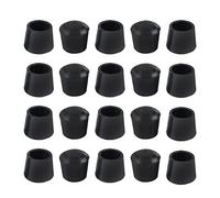 sourcing map 20 piezas tapas de piernas puntas 19mm antideslizante pies de mesa cubierta de goma Protector de suelo reducir el ruido evitar arañazos resistente al desgaste