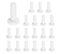 sourcing map 20 tapones de extremo de 6,5 mm / in in de conexión rápida para sistema de ósmosis inversa de filtro RO, color blanco