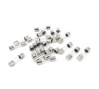 sourcing map 20 Uds 3.5A 250V Veloz Rápido Soplado Vidrio Tubo Fusibles 5mmx20mm F3.5AL250V