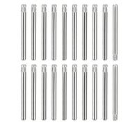 sourcing map 20uds 2x25mm 304 Inoxidable Acero Espiga Pasadores