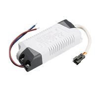sourcing map 25-36W Corriente constante 300mA Controlador LED de alta potencia AC 85-265V Salida 75-135V Fuente de alimentación externa LED Transformador rectificador de lámpara de techo
