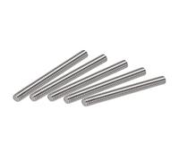 sourcing map 25uds M4 X 40mm Completamente Roscada Varilla 304 Inoxidable