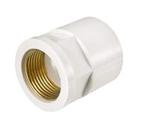 sourcing map 2pcs Adaptador de instalación de tuberías de PVC 32mm x 3/4 PT