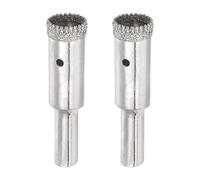 sourcing map 2pcs brocas de diamante 13mm sierra para taladro de agujero hueco serrada para vidrio cerámica porcelana azulejo mármol brocas para marmol piedra