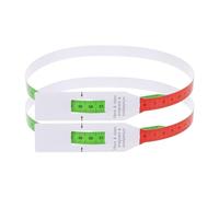 sourcing map 2Pcs Cinta de Circunferencia de Cabeza 56cm Regla de Medición de Plástico para Medir la Circunferencia de la Cabeza y el Brazo de, Multicaroma
