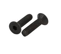 sourcing map 2Pcs Tornillo De Rosca Izquierda Din7991 M6X25mm Plana Hexagonal De Cabeza Avellanada