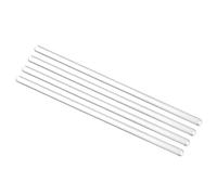 sourcing map 3.3 Varilla de Agitación de Vidrio de Borosilicato de 7.9" de Longitud y 8mm de Diámetro, Herramientas de Mezcla, 4 Unidades